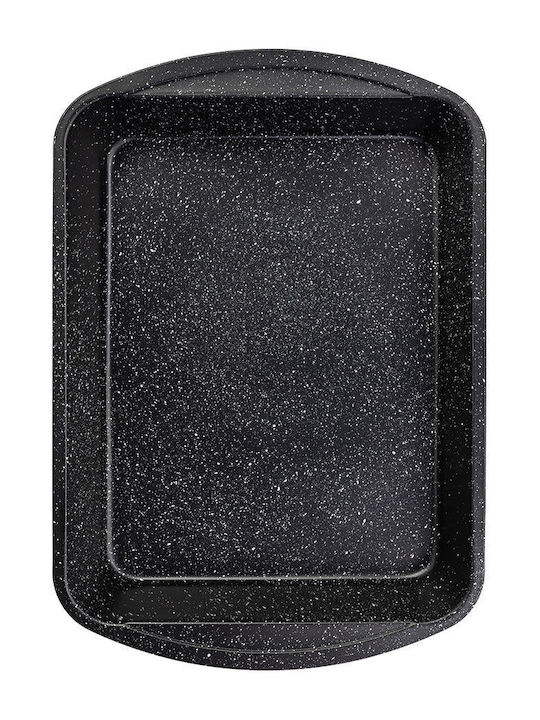 Tavă Antiadherentă din Oțel Carbon Rectangulară 41x25x7cm 5l