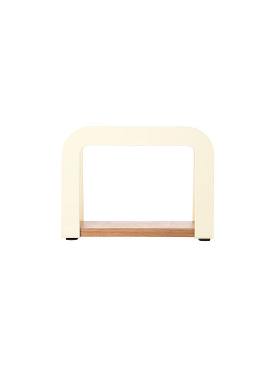 Estia Metallic Napkin Holder Beige 12x4.5x12cm 01-24789