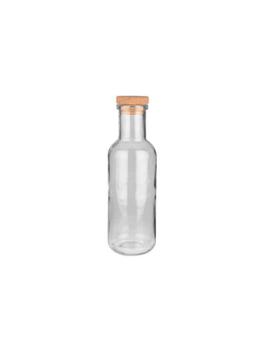 Estia Bottle Water Glass with Cork Gray 1000ml