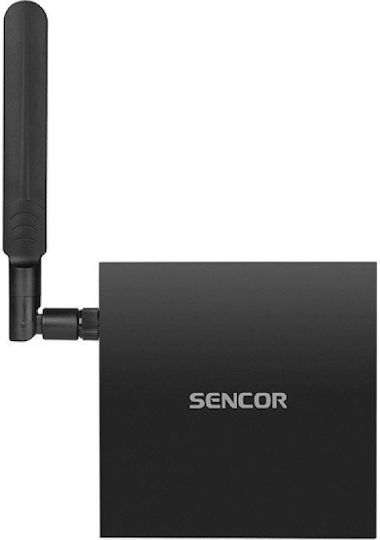 Sencor TV Box SMP 5001 Pro SMP 5001 PRO 4K UHD with WiFi USB 2.0 1GB RAM and 8GB Storage Space with Operating System Android