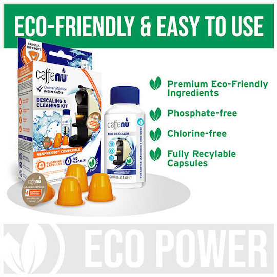 Caffenu Cleaning Kit Καθαριστικό Καφετιέρας 200ml