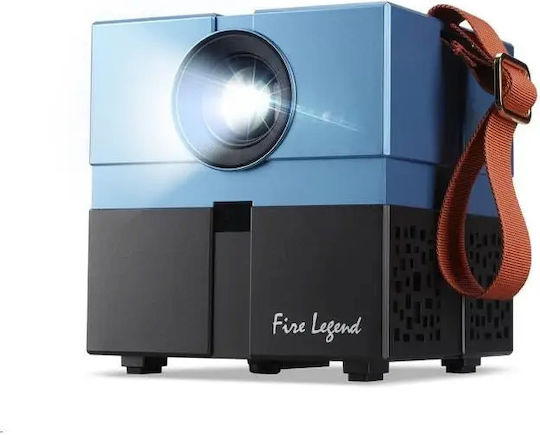 Aopen QH12a MR.JWV11.001 Mini Projector LCD HD Λάμπας LED με Wi-Fi και Ενσωματωμένα Ηχεία