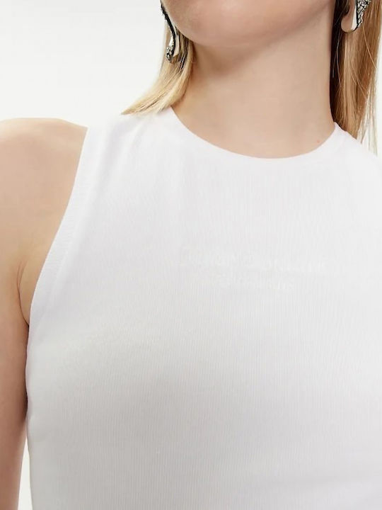 Women's Blouse Cotton Sleeveless White