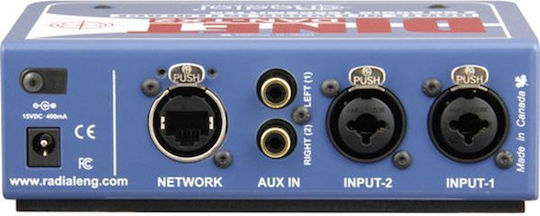 Radial DAN-TX2 Παθητικό DI Box 2 Καναλιών με Τροφοδοσία Ρεύματος