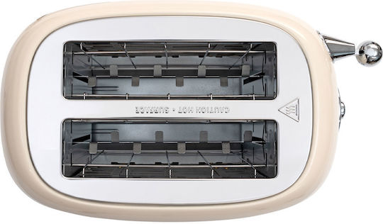 Estia Retro Epoque Toaster 2 Slots 815W Beige