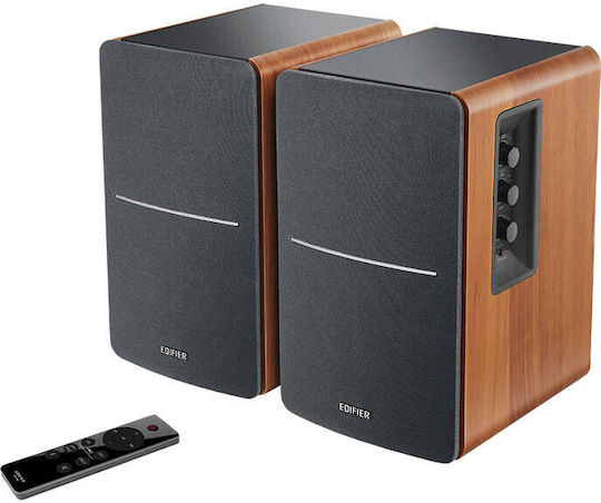 Edifier R1280DBS Αυτοενισχυόμενα Ηχεία με Bluetooth 42W (Ζεύγος) Καφέ