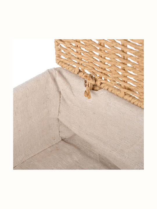 Estia Botanica Wooden Storage Box with Lid Beige 28x20x10cm 1pcs