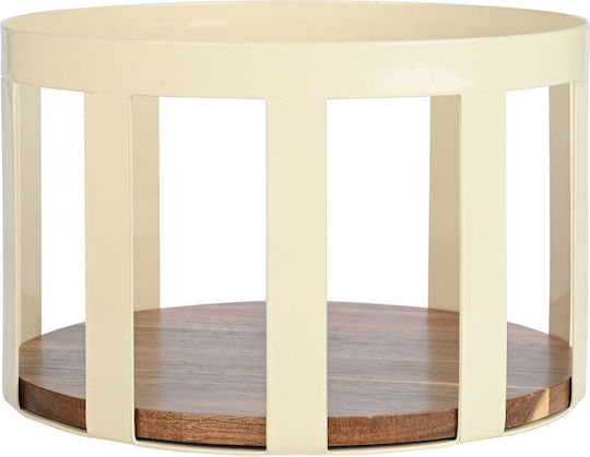 Estia Fruit Bowl Metallic Beige 24x24x11cm