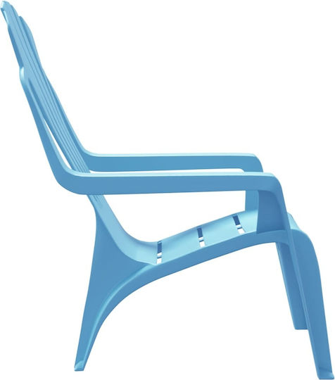 Outdoor-Stuhl Polypropylen Blue 2Stück 37x34x44εκ.