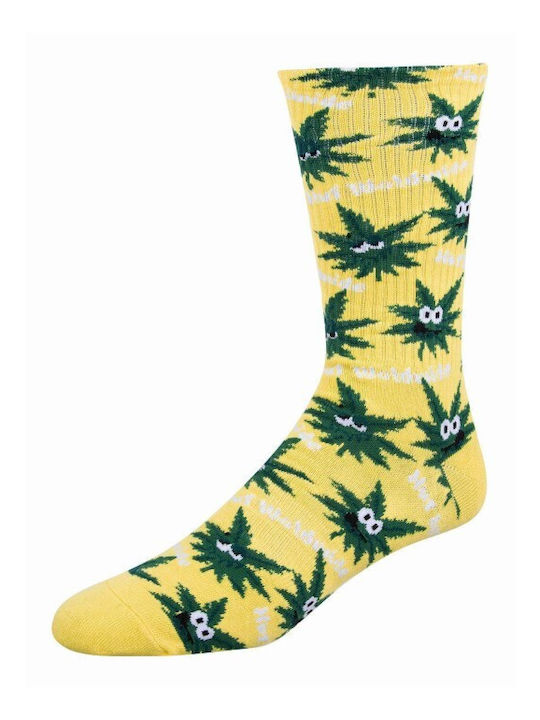 HUF Plantlife Bărbați Șosete Aurora yellow 1Pachet