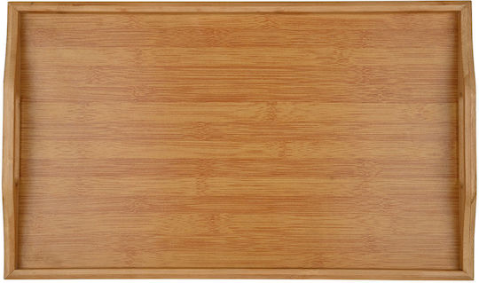 Estia Bamboo Essentials Бамбуков Легло с Дръжки в Бежов Цвят 50x30x21см 02-18184 1бр