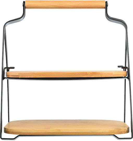 Estia Bamboo Essentials Ξύλινη Εταζέρα 2 Ορόφων Μπεζ Π20xΜ26xΥ28cm Estia Bamboo Essentials Ξύλινη Εταζέρα 2 Ορόφων Μπεζ Π20xΜ26xΥ28cm