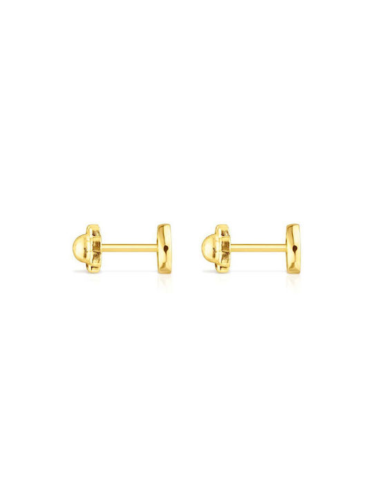 Tous Earrings made of Silver Gold Plated