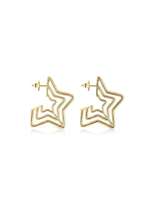 Tous Earrings from Silver Gold Plated