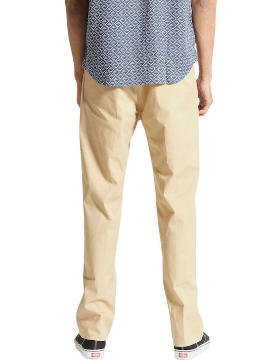 Brixton Men's Trousers Chino Beige