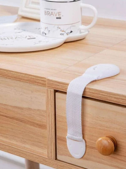Siguranță pentru dulap și sertar din Plastic în Culoare Alb 21.5x21.5cm 1buc