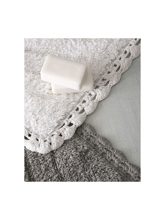 Rythmos Bath Mat Cotton Emperor 120-110-1798 White 60x90cm