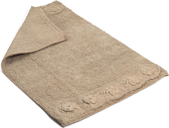 Beauty Home Bath Mat Cotton 3280-Beige Beige 50x80cm