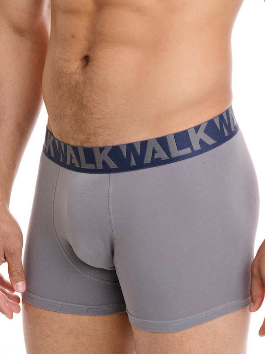 Ανδρικά Μποξεράκια Μπλε Σκουρο-γκρι 2Pack