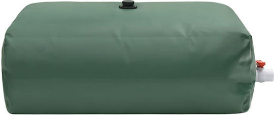 vidaXL Vertical Cylindrical Plastic Storage Tank 1000lt for Water / Petroleum Green