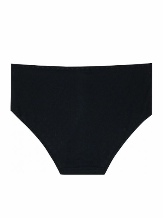 Βαμβακερά Γυναικεία Slip 3Pack Μαύρο