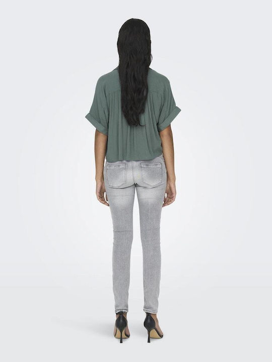 Women's Short Sleeve Shirt Balsam Green