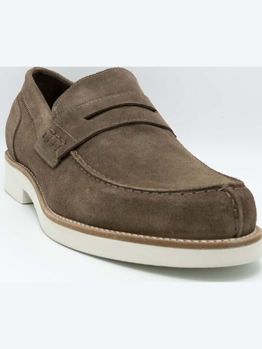 Men's Suede Moccasins Brown