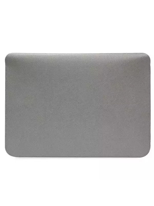 Karl Lagerfeld Saffiano Karl&choupette Θήκη για Laptop 14" σε Ασημί χρώμα