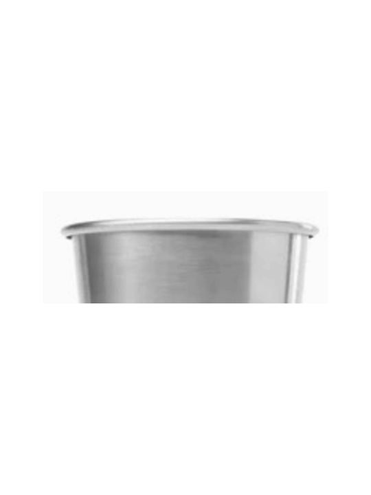 Qwetch Glas Wasser aus Edelstahl in Silber Farbe 470ml