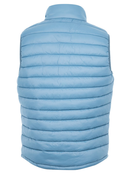 Sleeveless Jacket Light Blue