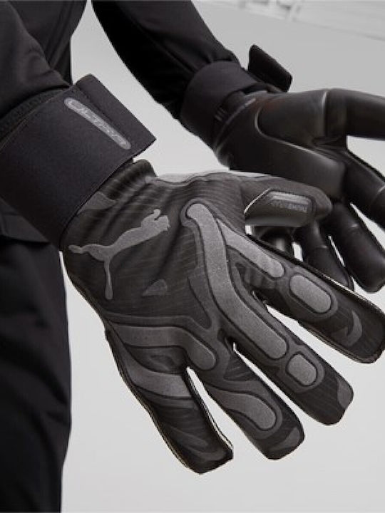 PUMA Ultimate Hybrid Γάντια Τερματοφύλακα Ενηλίκων Μαύρα