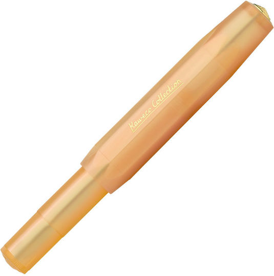 Kaweco Collection Stilou Foarte larg Portocaliu cu Roșu Cerneală