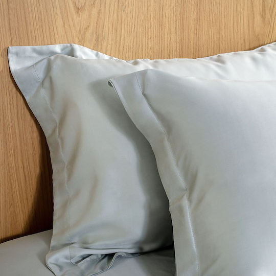 Charisma Sheet Sets Queen with Elastic 160x200+40cm. Silver 4pcs