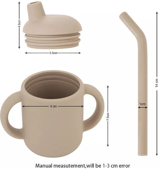 Baby Donkey Παιδικό Ποτηράκι από Σιλικόνη Κίτρινο 120ml για 6m+