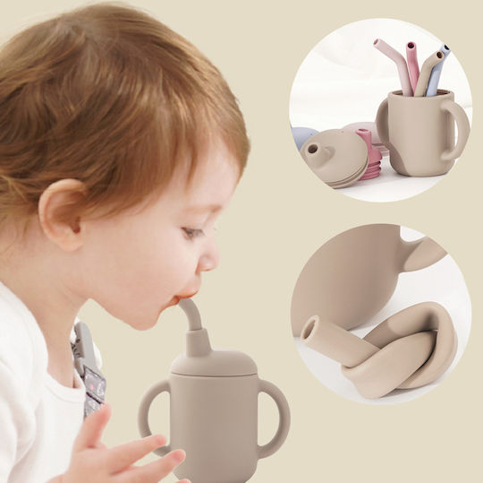 Baby Donkey Παιδικό Ποτηράκι από Σιλικόνη Κίτρινο 120ml για 6m+