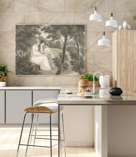Miss Painting on Canvas 100x150cm