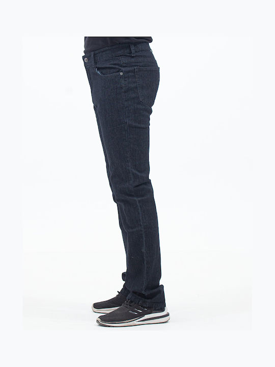K608 Men's Jeans Pants Elastic with Regular Fit Black