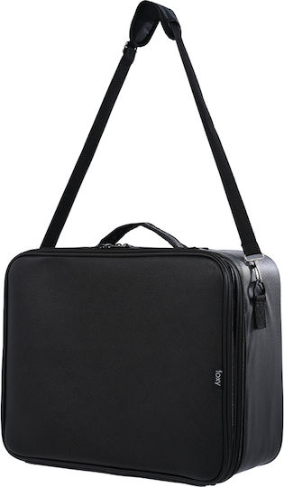 Foxy Cosmetic Case Black H18xW42xD33cm