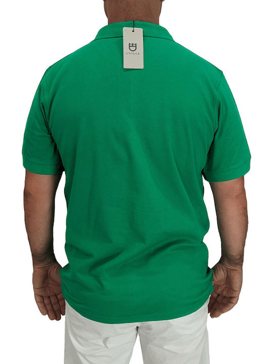 Unique Men's Blouse Polo Tropical Green