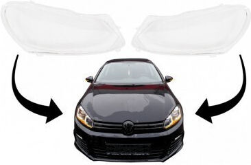 Кристал На Фаровете Volkswagen Голф 2008 2012 2 Бройки