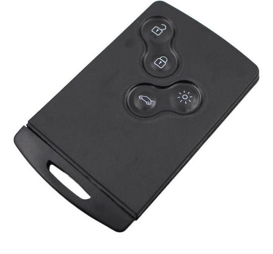 Car Key Shell with Blade with 4 Buttons for Renault