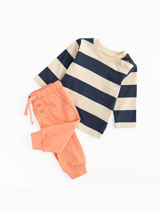 Kids Set with Pants Winter 2 Pieces Blue