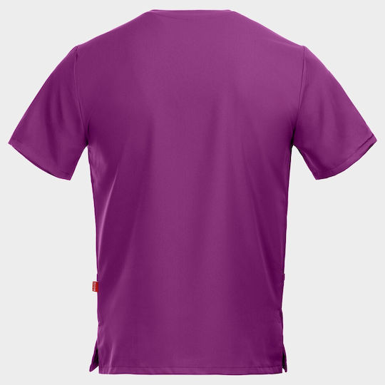 Velilla Unisex Ιατρική Μπλούζα Μωβ