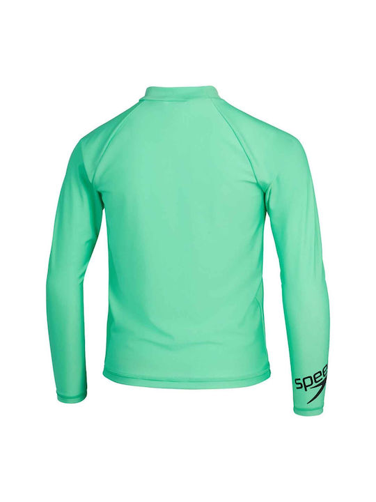 Speedo Kids Swimwear Long Sleeve Shirt Green