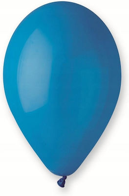 Set of 100 Balloons Blue Numbers 26cm