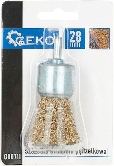 Geko G00711 Жичена четка за ъглов шкурка 28мм