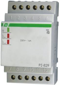 F&F Relee de Fază Scurgere de pământ cu Tensiune 230V