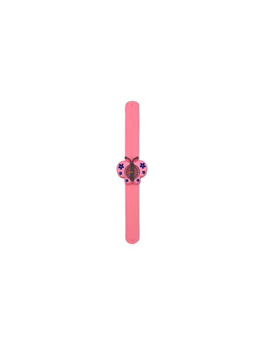 Wild Republic Kids Watch with Rubber/Plastic Strap Pink