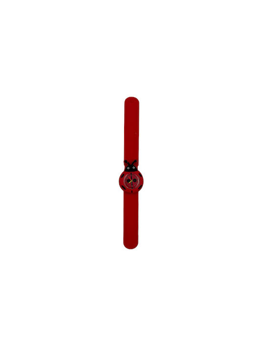 Wild Republic Kids Watch Πασχαλίτσα with Rubber/Plastic Strap