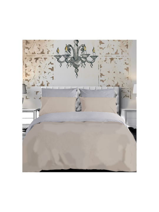 Makis Tselios Home Pillowcase Set with Envelope Cover Grey 50x50cm.